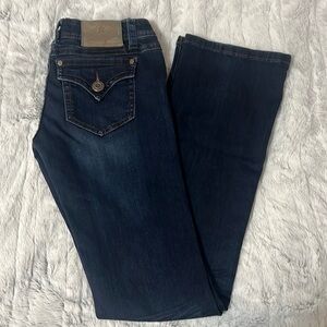 LA Idol slim bootcut  stretch jeans. Size 1  27/34